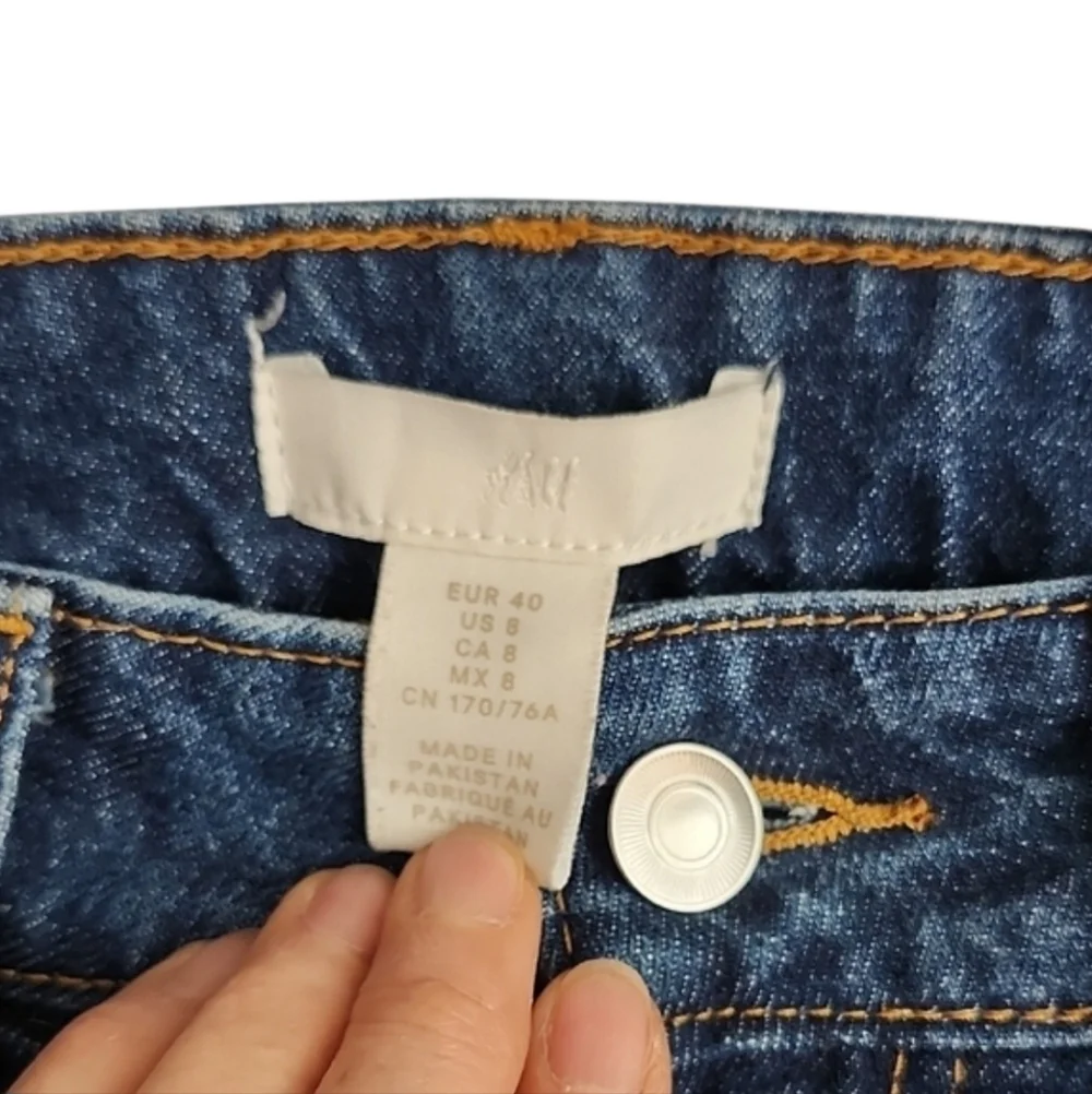 H&M Classic Blue High Rise Women's Jeans 8